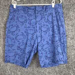 Polo Ralph Lauren Shorts Mens Size 33 Blue Crab Golf Swim Packable Lined